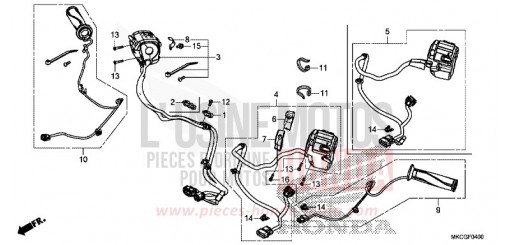CONTACTEUR DE POIGNEE GL1800DAL de 2020